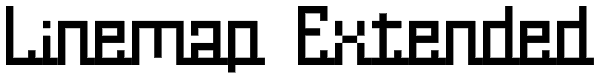 Linemap Extended Font
