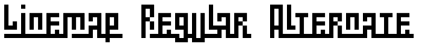 Linemap Regular Alternate Font