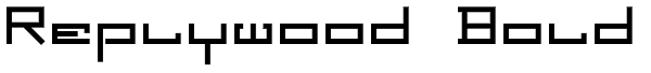 Replywood Bold Font