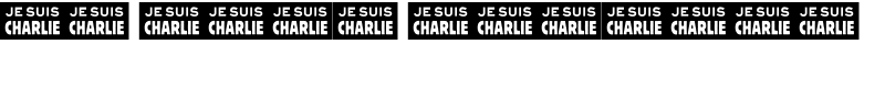 JE SUIS CHARLIE Font