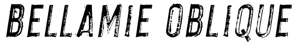 Bellamie Oblique Font