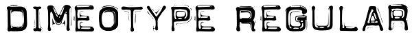 DimeOtype Regular Font