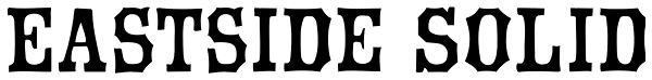 Eastside Solid Font