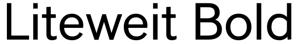 Liteweit Bold Font