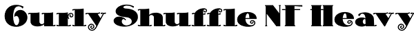 Curly Shuffle NF Heavy Font