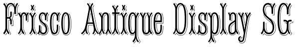 Frisco Antique Display SG Font