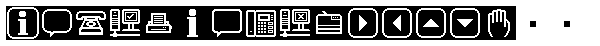 Web Icon Eight Neg Font