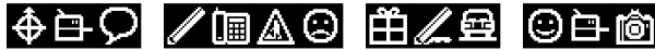 Web Icon Six Neg Font
