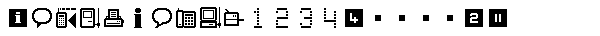 Web Icon Six Pos Font