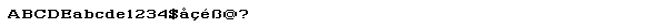 MiniTime Extended Bold Font