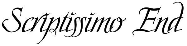 Scriptissimo End Font