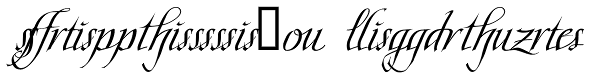 Scriptissimo Ligature Font
