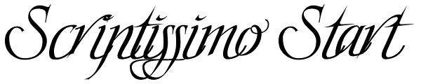 Scriptissimo Start Font