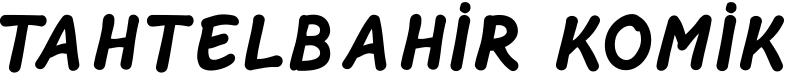 Tahtelbahir komik Font