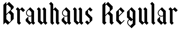 Brauhaus Regular Font
