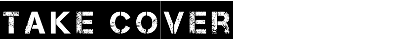 Take Cover Font