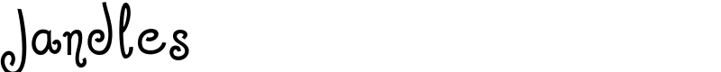 Jandles Font