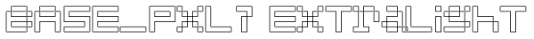 BASE_PXL7 ExtraLight Font