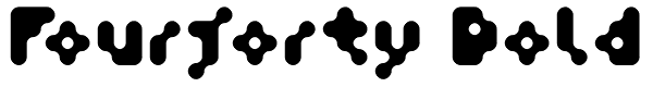 Fourforty Bold Font
