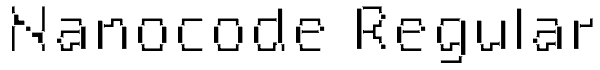Nanocode Regular Font
