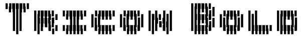 Tricon Bold Font