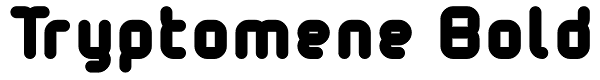 Tryptomene Bold Font