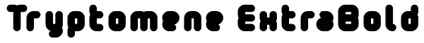 Tryptomene ExtraBold Font