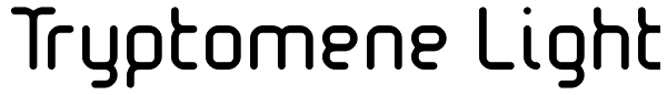Tryptomene Light Font