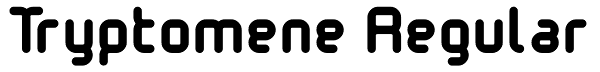 Tryptomene Regular Font