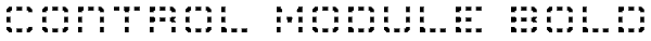 Control Module Bold Font