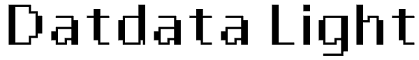 Datdata Light Font