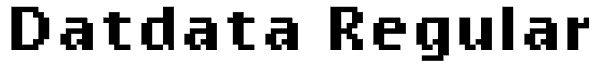 Datdata Regular Font