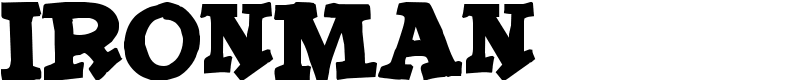 IronMan Font