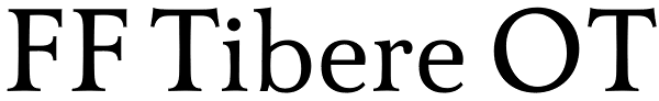 FF Tibere OT Font