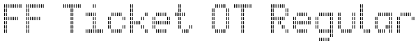 FF Ticket OT Regular Font