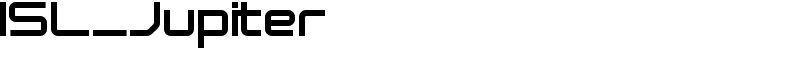 ISL_Jupiter Font
