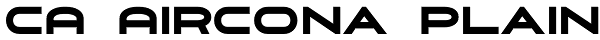 CA Aircona Plain Font