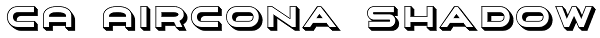 CA Aircona Shadow Font