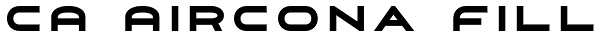 CA Aircona Fill Font