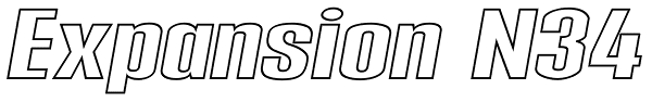 Expansion N34 Font