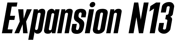 Expansion N13 Font