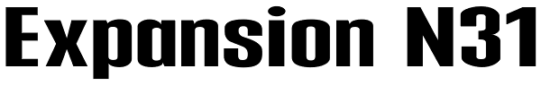 Expansion N31 Font