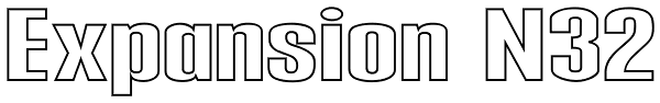 Expansion N32 Font