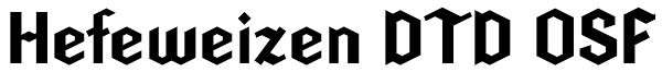 Hefeweizen DTD OSF Font