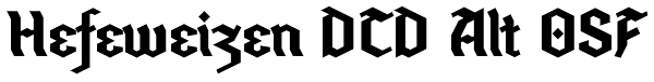 Hefeweizen DTD Alt OSF Font
