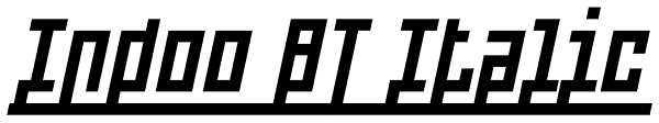 Indoo BT Italic Font