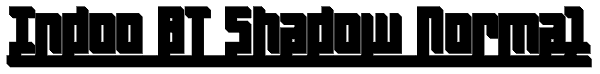 Indoo BT Shadow Normal Font