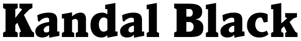 Kandal Black Font