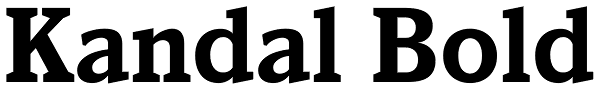 Kandal Bold Font