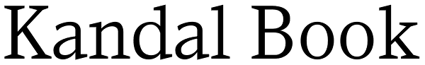 Kandal Book Font